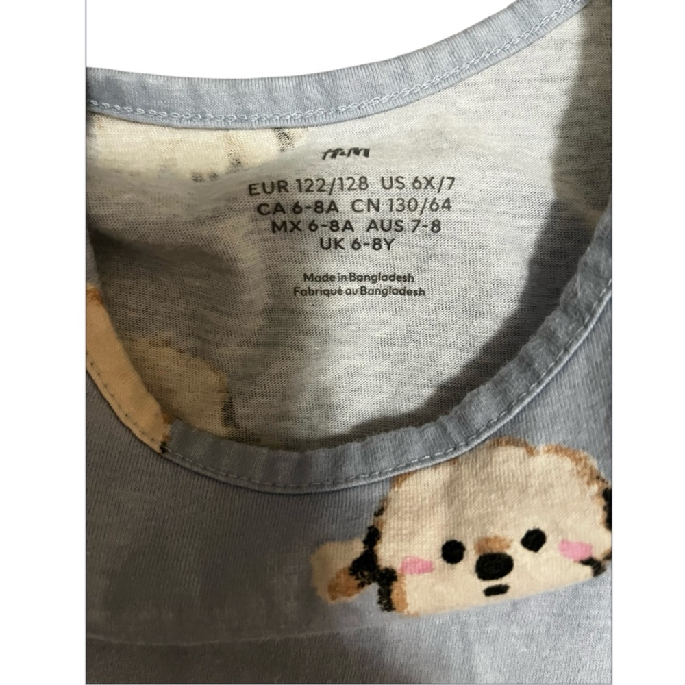Girls H&M Dress Bundle, Girl’s Size 6X/7, Puppy & Galaxy Tie Dye Print - Picture 6 of 6